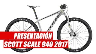 PRESENTACIONES BICICLETAS  Scott Scale 940 2017 [upl. by Kylander]