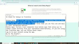 How to Claim For Delays on Trainline [upl. by Kellie]