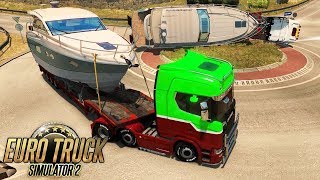 PODERAK RIBALTA LO YACHT  EURO TRUCK SIMULATOR 2  GAMEPLAY ITA MULTIPLAYER [upl. by Rimahs]