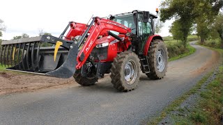 Essai du tracteur Massey Ferguson MF 5711 M par Sébastien Tourret [upl. by Uwkuhceki]