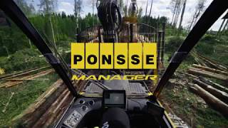 PONSSE Manager SWE  EFFEKTIVITET PRODUKTIVITET OCH INFORMATION [upl. by Arnoldo]