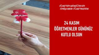 24 KASIM MESAJLARI 💐🌹🌹🌹💐ÖĞRETMENLER GÜNÜ MESAJLARI 💐🌹🌹🌹💐 [upl. by Amaleta]