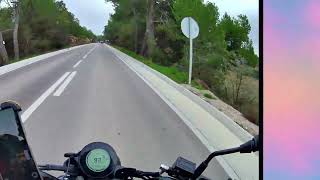 QJMOTOR SRV125 ReusSanta Coloma de QueralMonestir de Poblet [upl. by David]