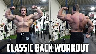 Detailed Back Workout for THICKNESS  Classic Bodybuilding [upl. by Merrielle]