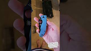 Spyderco Tenacious RIL Blue Titanium  Unique [upl. by Patrice65]