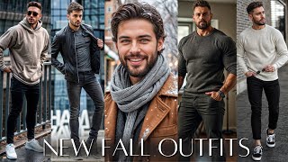 Latest Fall Outfit Ideas For Men 2024  Best Mens Fashion And Outfit Ideas  Casual Fall Fashion [upl. by Yellehs513]