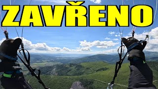 Paragliding Slopovo Slovensko  92 km FAI trojúhelník 1762024 [upl. by Besnard]