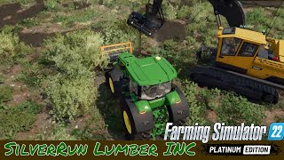 Silverrun Lumber Inc  Episode 13  Clearing Bushes and Mulching Trees WHOLE [upl. by Enorej]