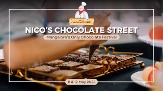 Mangalores only Chocolate Festival  5th Edition  NICOs Chocolate Street [upl. by Yenohtna]