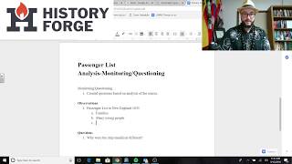 Primary Source AnalysisCreating Questions from Passenger Lists to the New World [upl. by Eceinehs]