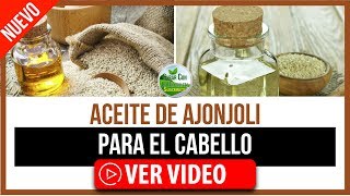 ACEITE DE AJONJOLI PARA EL CABELLO [upl. by Artened]