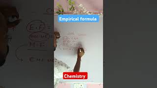 Empirical formula chemistryclass11viraliittrendingyoutubeshorts [upl. by Oeramed]