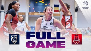 CSM Constanta v Casademont Zaragoza  Full Basketball Game  EuroLeague Women 202425 [upl. by Ecneps]