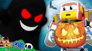 🎃 HALLOWEEN Special 🎃  Super Robot Chases Scary GHOST and Zombies🧟  Fun Halloween Kids Cartoon [upl. by Jelks]