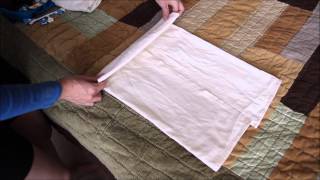 How to Fold The OsoCozy Newborn Prefolds [upl. by Orrin]