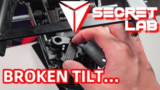 Secretlab Busted Tilt  Repairing Gaming Chair [upl. by Sankey75]