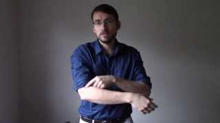 Selfmassage for tennis elbow outer elbow pain [upl. by Ioves405]