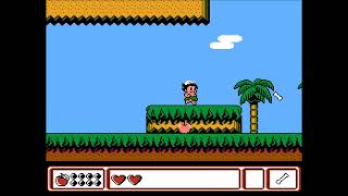 Takahashi Meijin no Bouken Shima IV Gameplay Famicom [upl. by Refennej]