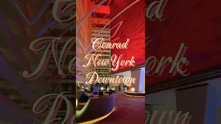 Conrad New York Downtown NYC 🎉 nyc newyork hotel manhattan travel [upl. by Bright]