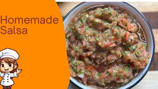 Salsa recipe  Chunky salsa recipe  Homemade salsa Recipe [upl. by Husch738]