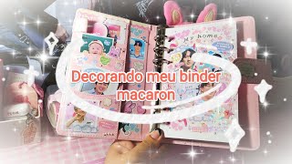 🌸Deco binder A6 macaron🌸 [upl. by Tterag]