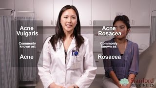 Diagnosing Acne vs Rosacea Stanford Medicine 25 [upl. by Elyagiba]