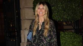 Heidi Klum Paired Cartoonishly Big Jeans With the Controversial Shoe I Wear Year Round [upl. by Ojeibbob]