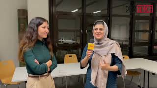 Afghan psychologist working for refugees in Munich  Shukria Sufi in Munich  FATIMA TALK [upl. by Asilrac]