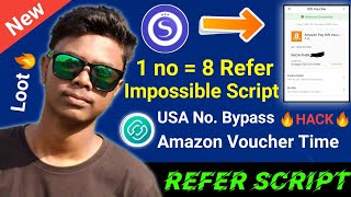 Working🔥Impossible Refer Bypass Script  Unlimited Amazon Voucher Gift Card Trick Fully USA bypass [upl. by Estel104]