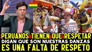 PERIODISTA BOLIVIANO INDIGNADO CON PERU DENUNCIA ANTE LA UNESCO ROBO DE DANZAS [upl. by Llenyr]