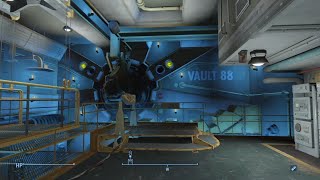 Fallout 4 Settlement Build Vault 88 The Institute [upl. by Yttig]