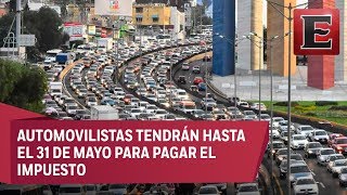 Amplían plazo para pagar tenencia o refrendo en el Estado de México [upl. by Reprah]