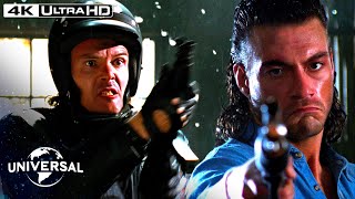 Hard Target  The Crazy Shotgun Explosion in 4K HDR [upl. by Jobe]