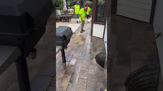 Seal the Primary Area surebricksealers brick paver sealer patio [upl. by Bull]