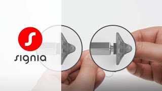 How to replace an eartip on Styletto AX Hearing Aid  Signia Hearing Aids [upl. by Nylad]