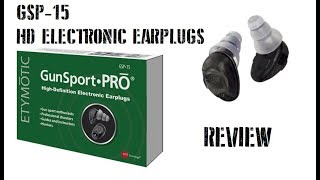 Etymotic Electronic Earplugs Review [upl. by Norven]