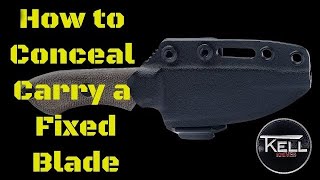 How to Conceal Carry EDC your Knife [upl. by Anu241]