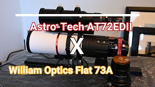 Installing William Optics Flat 73A on AstroTech AT72EDII [upl. by Fein]