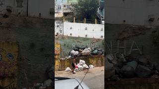 Shorts Tour of the Rocinha Favelas in Rio De Janeiro Brazil 🪖🇧🇷 [upl. by Maretz]