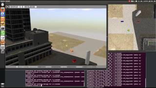 OpenCV mean shift tracking and UAV control Gazebo  ROS [upl. by Tuneberg]