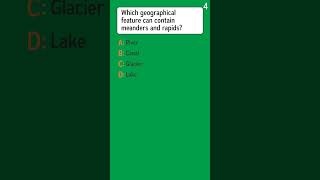 What type of landform can have meanders and rapids [upl. by Bryn]