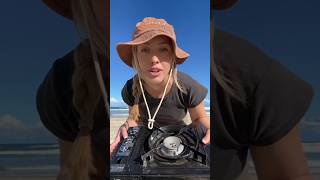 Making homemade Australian sea salt from the beach ytshorts salt [upl. by Araeic]