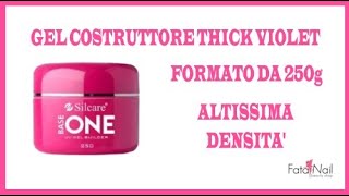 DENSITA THICK VIOLET BASE ONE SILCARE VIDEO DIMOSTRATIVO [upl. by Pachston422]