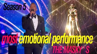 Most emotional performance in the masked singer [upl. by Analat678]