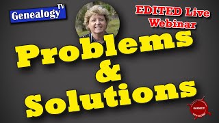 Genealogy Problems and Solutions Previous Live  Edited [upl. by Ynaoj754]