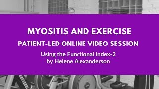 Myositis and Exercise using the Functional Index2  Patentled education [upl. by Groves]