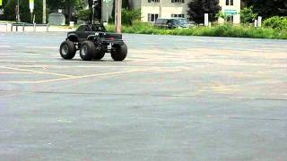 14 scale home made rc truck first run [upl. by Euqinehs]