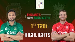 1st T20i  Highlights  Bangladesh vs England [upl. by Muirhead652]