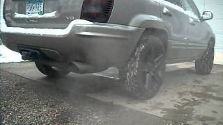 Borla XR1 Exhaust Grand Cherokee 47L V8 [upl. by Johansen]