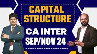 Capital Structure  CA Inter Financial Management Complete Chapter no 5  As Per ICAI New Scheme [upl. by Almita610]